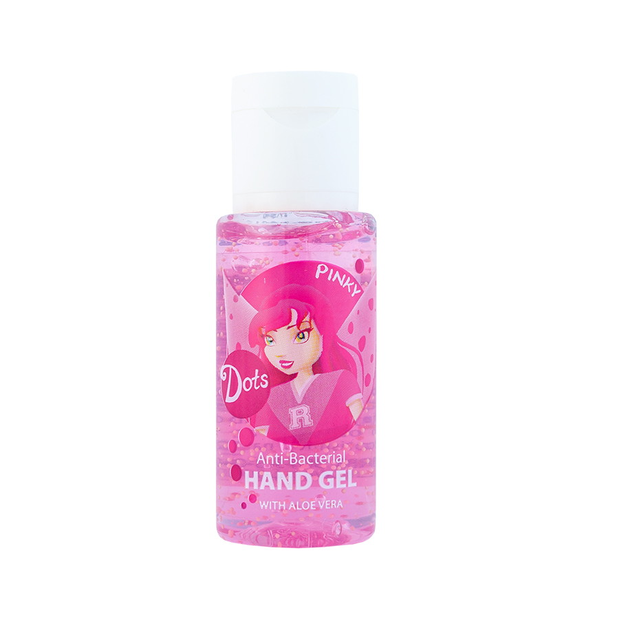 ANTIBACTERIAL HAND GEL WITH ALOE VERA - Pinky 30ml