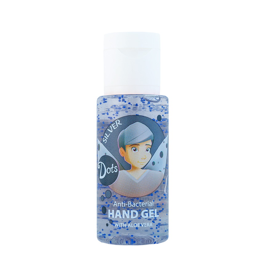 ANTIBACTERIAL HAND GEL WITH ALOE VERA - Silver 30ml
